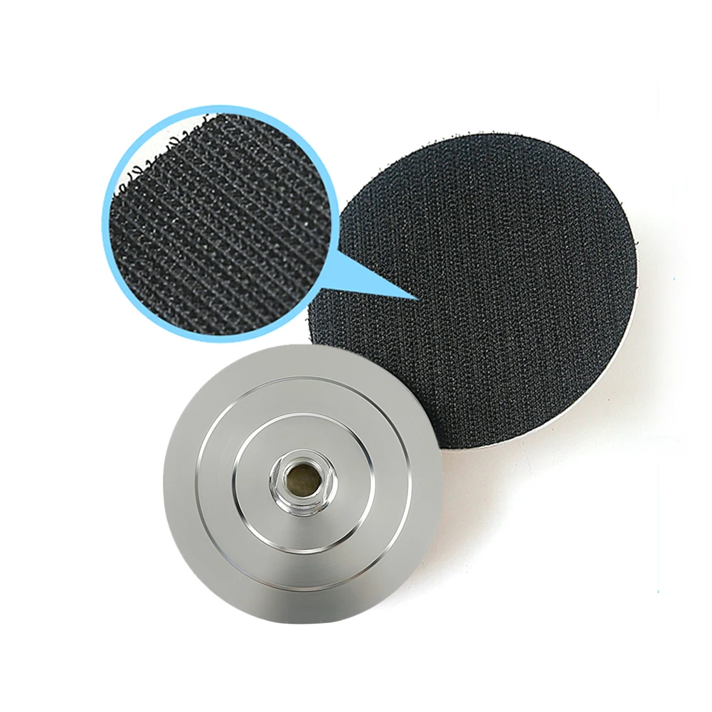Imagem -05 - Backer Pad para Polimento de Diamante Alumínio Suporte Backing Base M10 M16 811 Polonês Wheel Holder Back up Pad 4