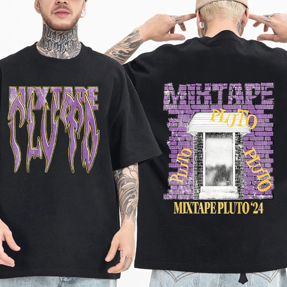 Future Mixtape Pluto Short Sleeve T-shirt Harajuku O-neck Summer Casual Shirt