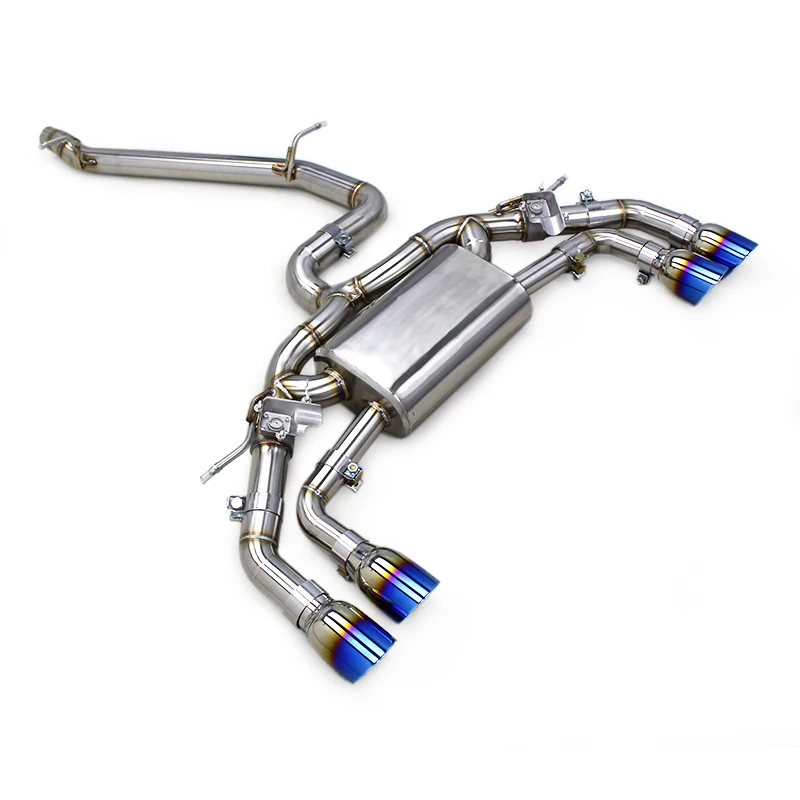 

LXBY-OEM Valves Exhaust Pipes for VW GOLF 7/MK7/R/7R 2.0T 2014-2020 Stainless Steel Catback Muffler Modified Sounds