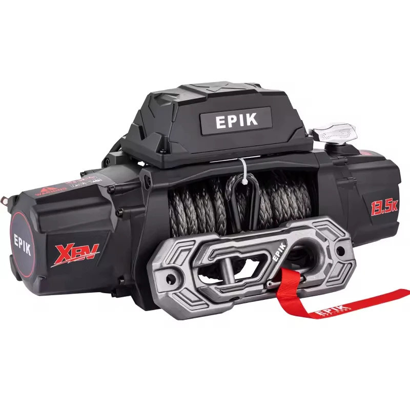 

Электрическая лебедка грузоподъемностью 13500 фунтов - питание постоянного тока 12 В для буксирного грузовика бездорожья, беспроводной пульт дистанционного управления 2 в 1