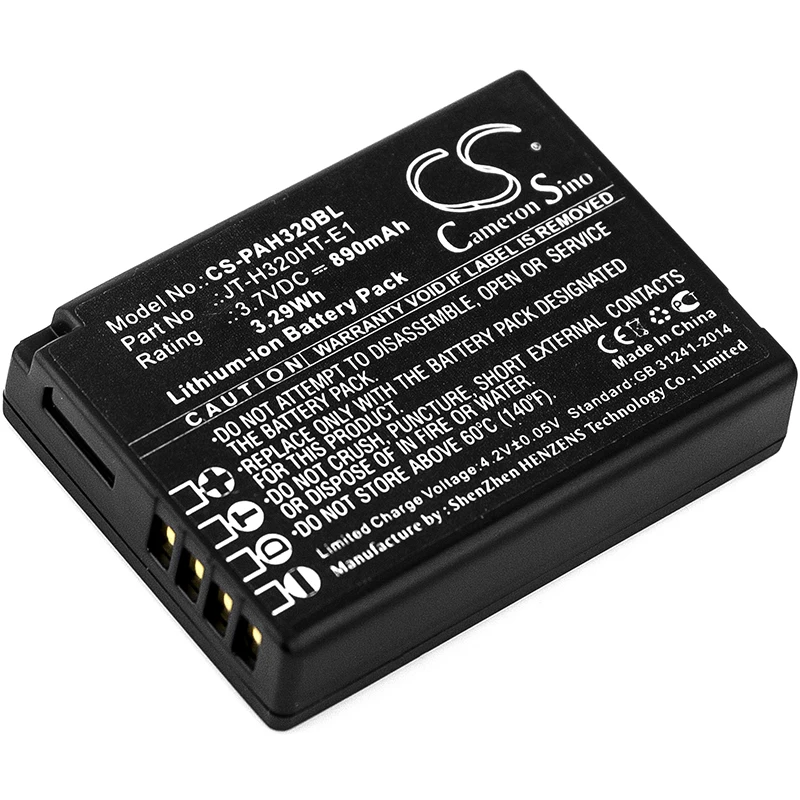 3.7V 890mAh Barcode Scanner Battery for Panasonic Handheld H320 JT-H320HT JT-H320HT-E1 JT-H320HT-E2 H4320HT