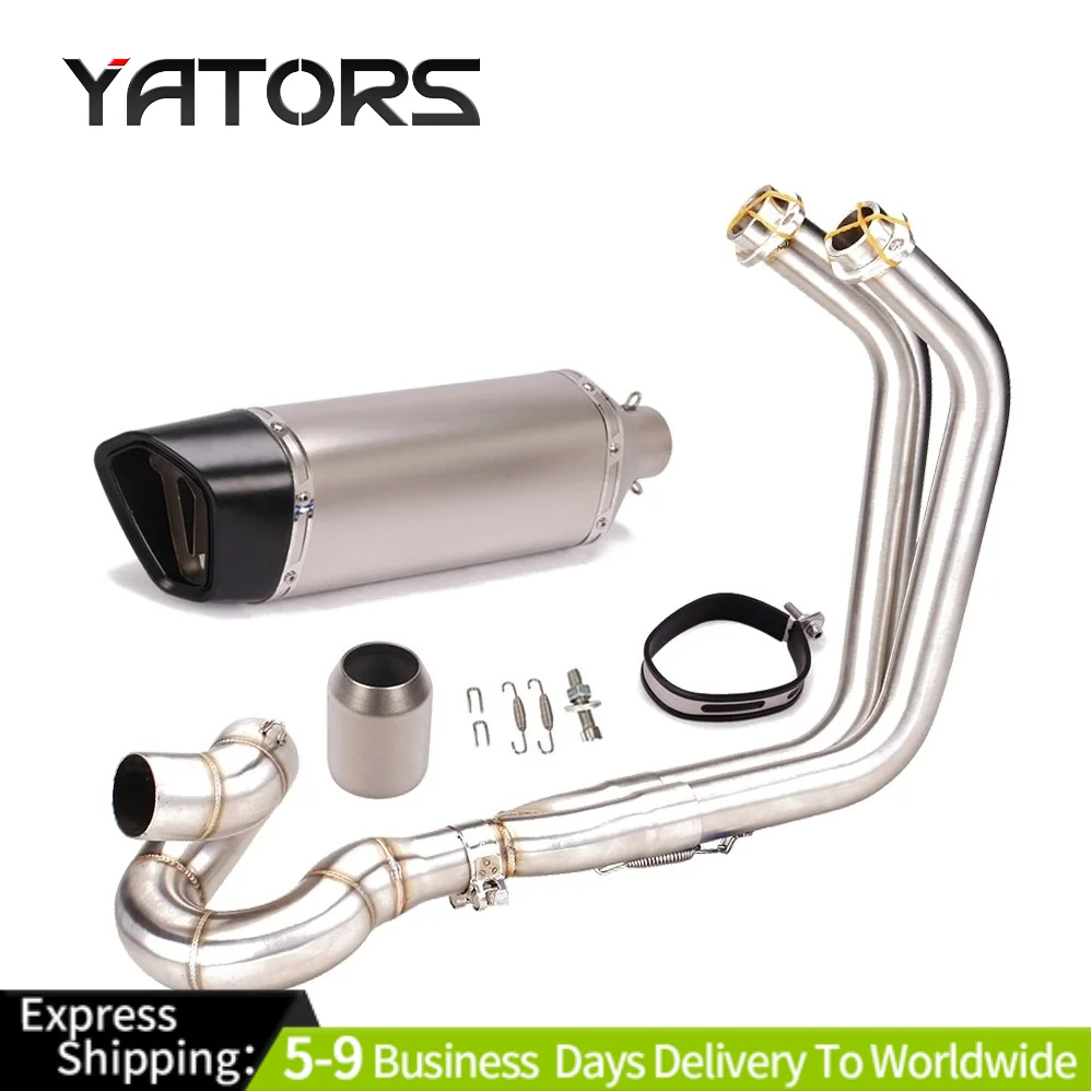 

For Kawasaki Ninja 650 Z650 2017-2019 Exhaust System Header Pipe Muffler Escape Exhausts Pipes