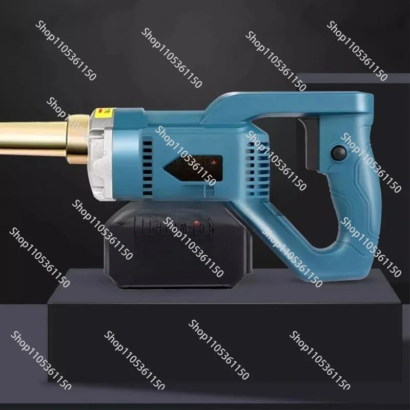 Handhled Concrete Vibrator Tool  Small Rechargeable Cement Vibrator Cement Air Bubble Remover 2m Hose