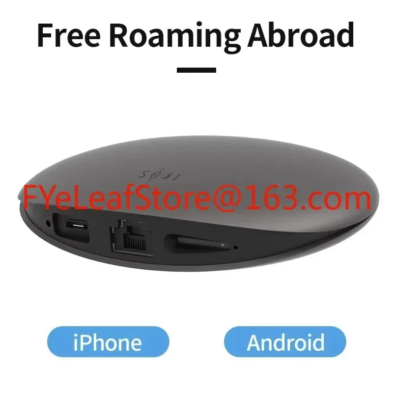 4G with Network Cable Free Roaming Cost Fee Dual Card Dual Standby Three SIM Adapter For iPhone Android Support Use Data