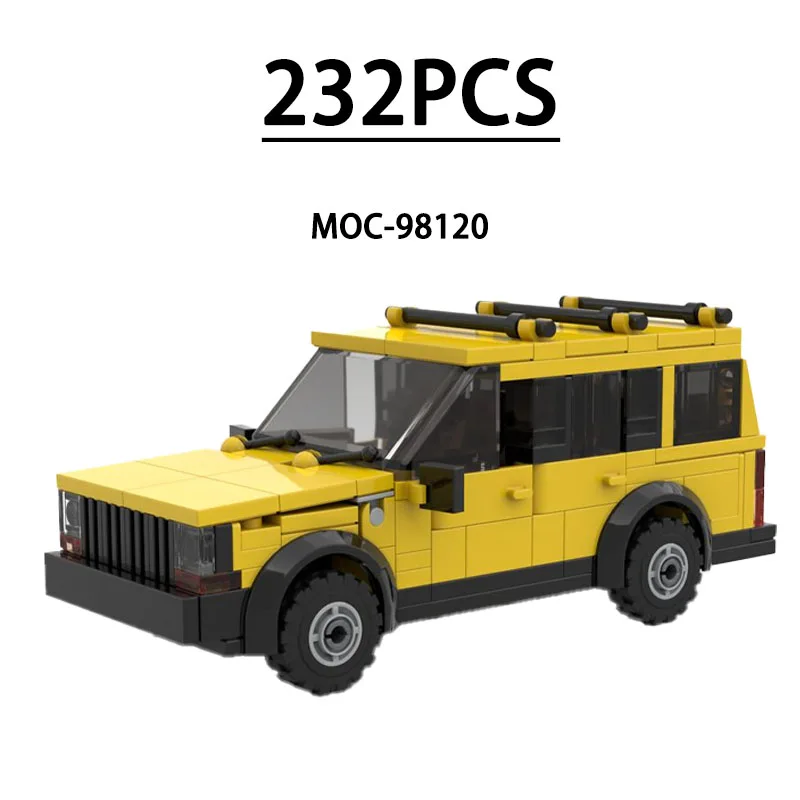 

Конструктор MOC-98120: Модель внедорожного спортивного автомобиля, 232 детали, развивающая игрушка для детей, подарок на День рождения, Рождество, Новый год