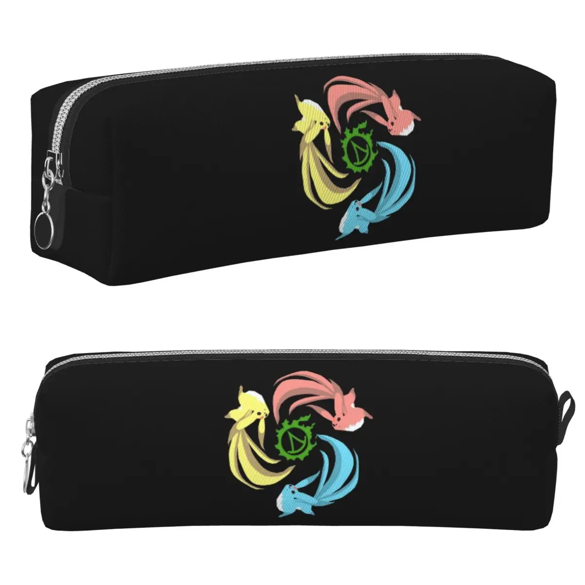 Ffxiv Summoner Carbuncles Federmäppchen, große Aufbewahrungstaschen für Stifte, Stiftbox für Jungen, Mädchen, Studenten, Schreibwaren, Federmäppchen, Kosmetiktasche