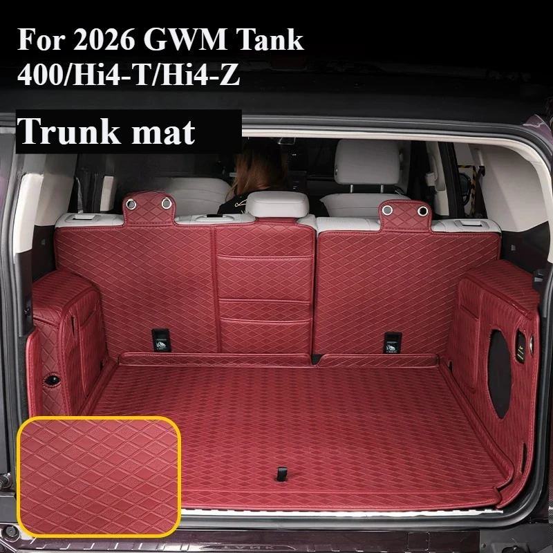 For 2026 GWM Tank 400/Hi4-T/Hi4-Z Trunk pad- fully enclosed leather scratch-resistant wear-resistant and stain-resistant