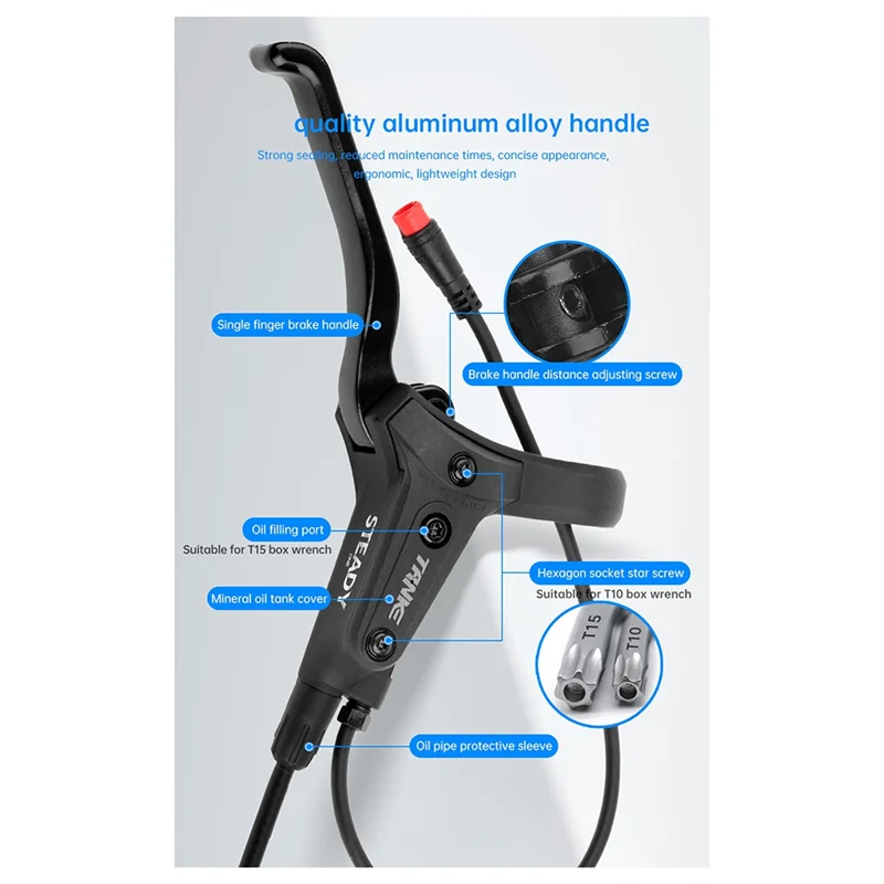 

A29Z-TANKE E-Bike Hydraulic Disc Brake MTB Bicycle Brake Caliper Parts Electric Folding Bicycle Power Off Oil Disc Brake