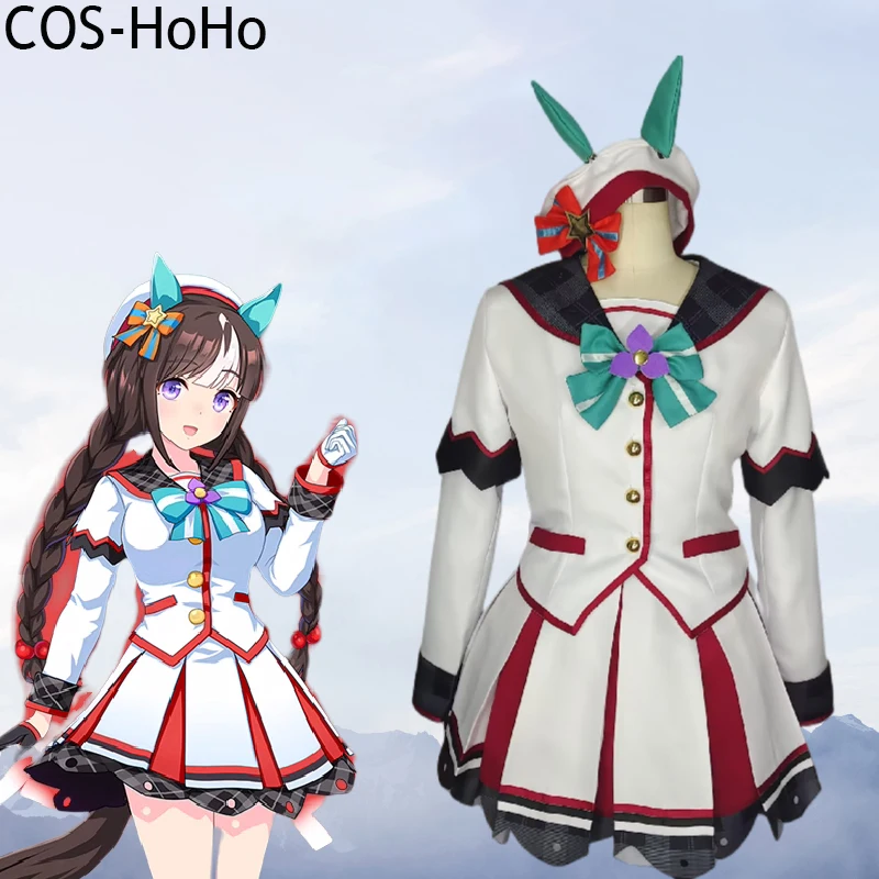 

COS-HoHo Umamusume:Pretty Derby Hokko Tarumae Game Suit Lovely Uniform Cosplay Costume Halloween Party Role Play Outfit Women