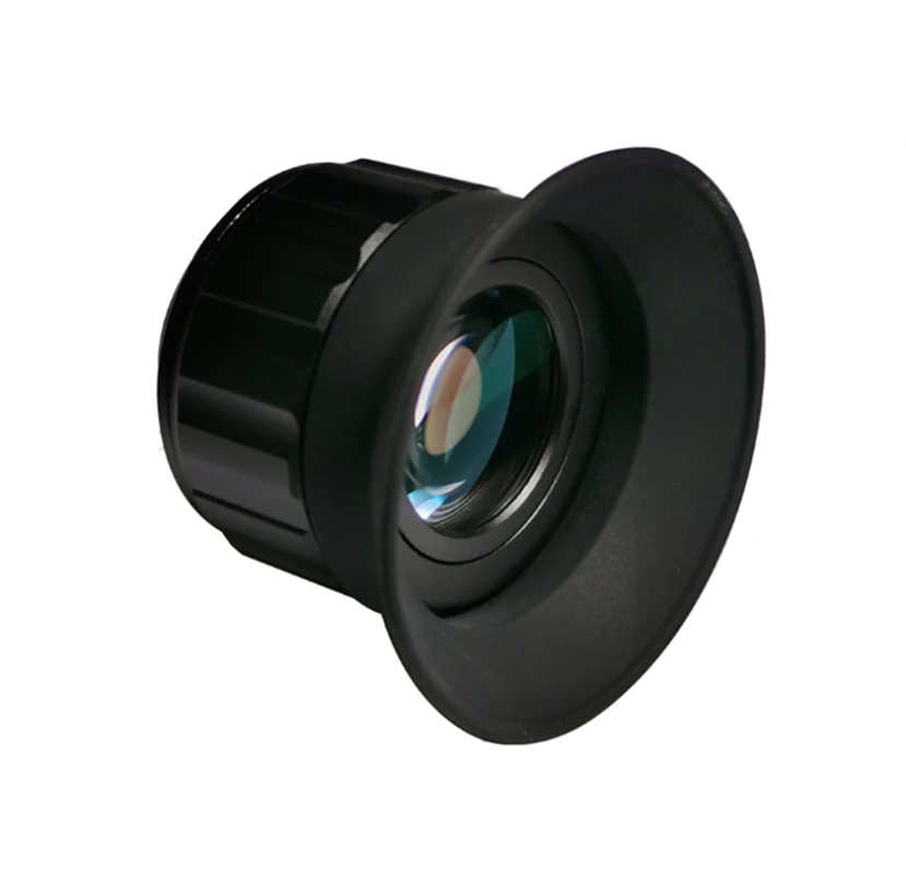 16X Eyepiece W/ Rubber Eye Cup Guard Shield Diopter Adjustment for 0.37\