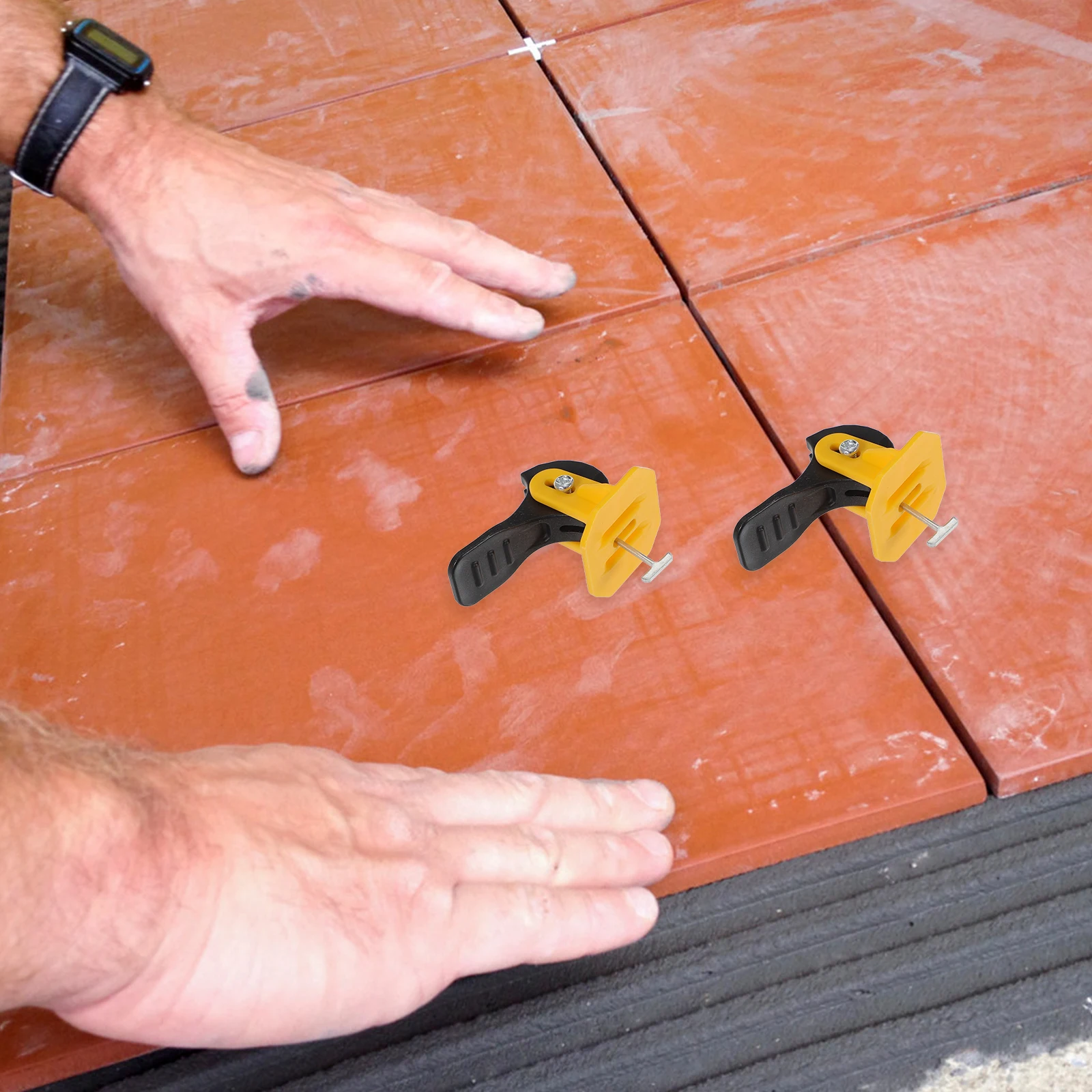 

50pcs Tile Leveler Pin Grout Vibration Tools Installation Spacer System Kit Compound Floor Wall Ceramic Tiles