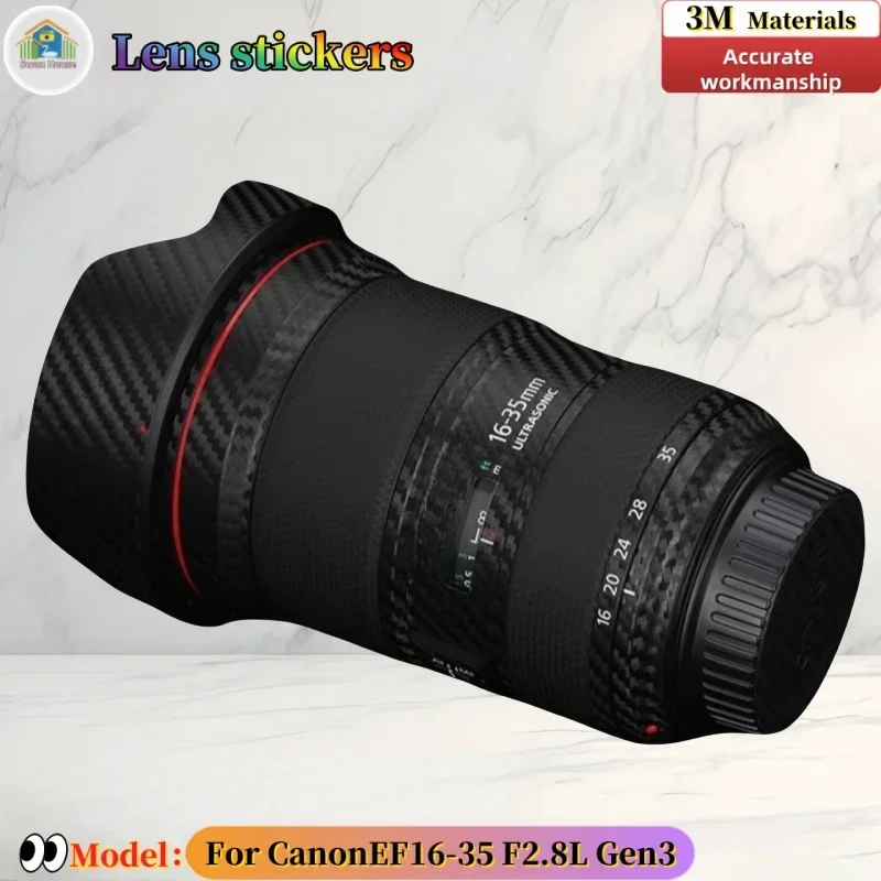 

EF1635F2.8L For CanonEF16-35 F2.8L Gen3 Camera lens sticker, DIY skin, Precision tailoring wear-resistant protective film