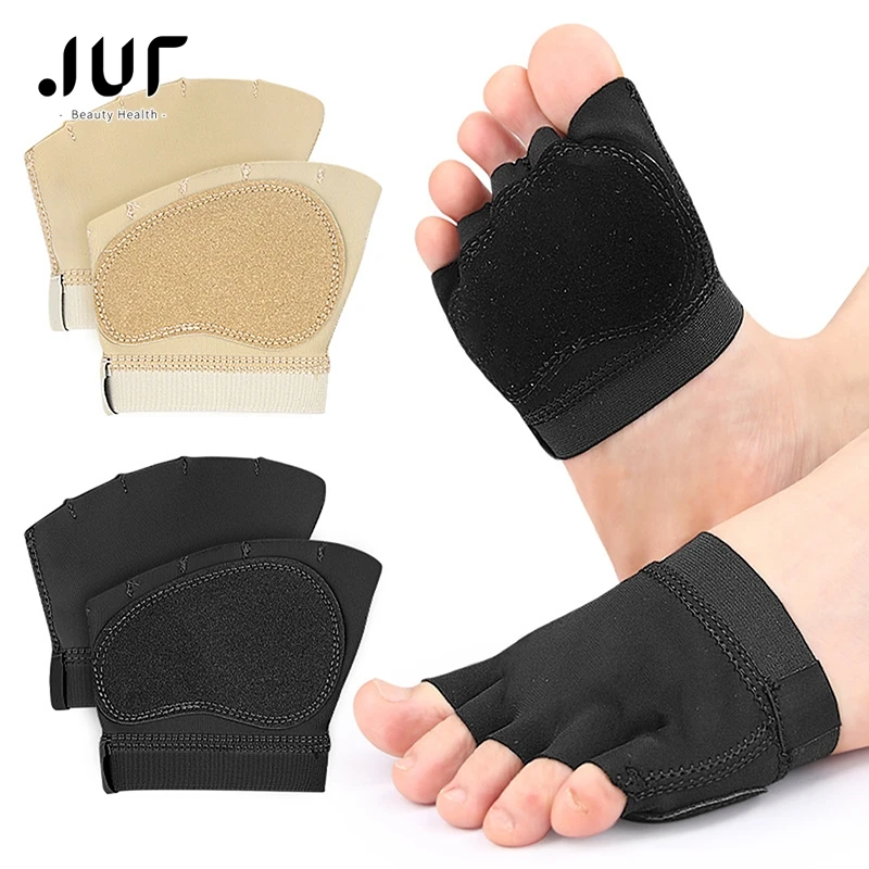 Silicone Gel Meia Palmilha para Antepé Metatarso, Pain Relief Shoe Pads, Bola de Almofadas Pé, Hallux Valgus Corrector Socks