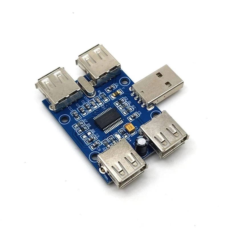 K0EA عالي السرعة USB 2.0 HUB Controller 4 منافذ USB وحدة التوسعة 5V 500mA 480Mbps #2