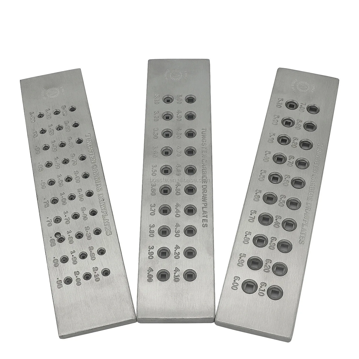 Tungsten Carbide Square and Wire Drawing Plate Jewelry Wire Making Tool Gold Silver Copper Wire Drawing Dies