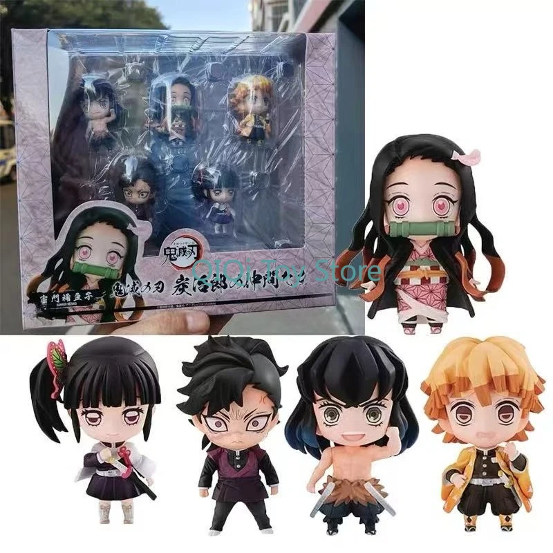 

в наличии Набор «Убийца демонов Танджиро и его друзья и колонна» Q Edition Ручная работа