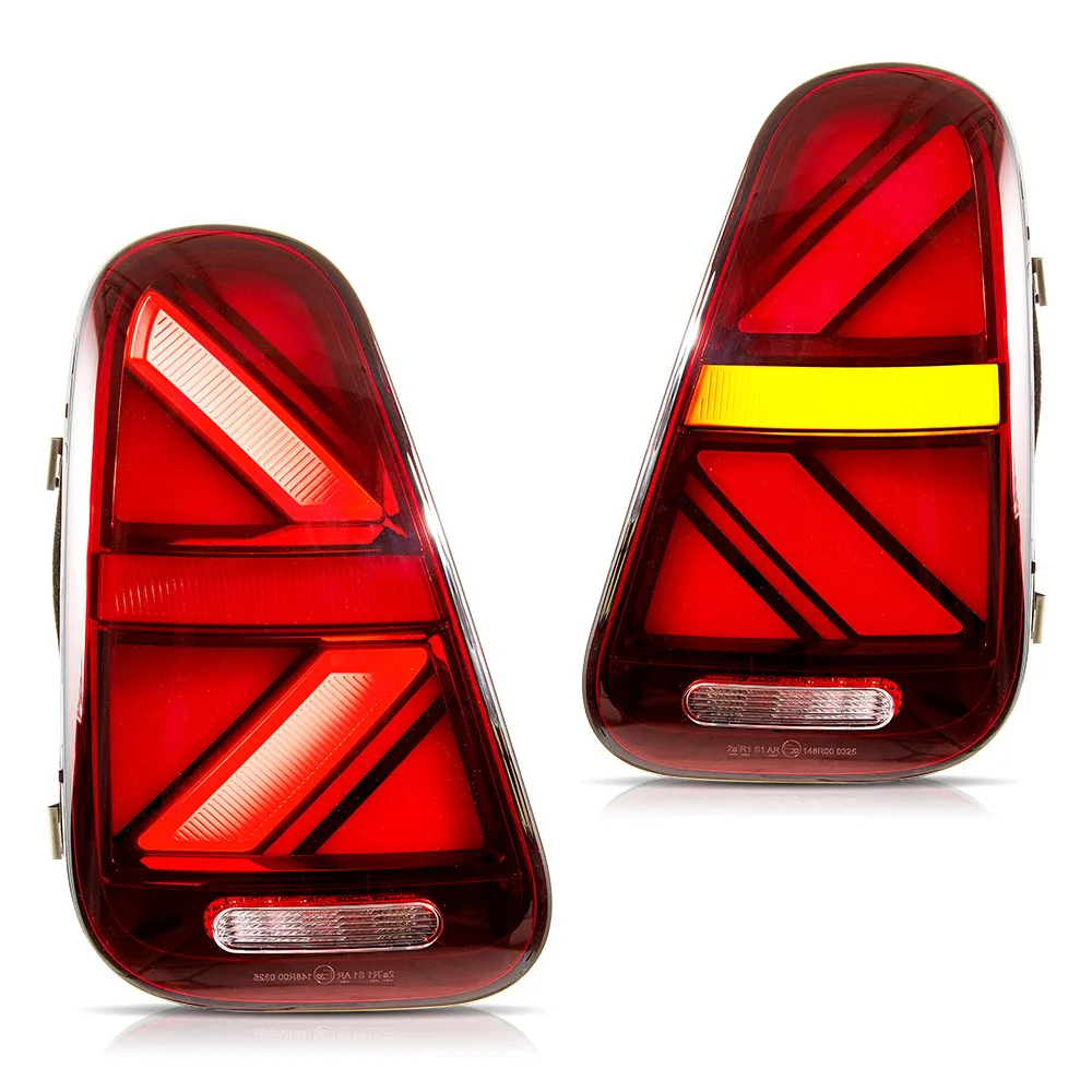 01-06 Mini R-serie 1e generatie (R50 R52 R53) Vland LED-achterlichten Sequentiële richtingaanwijzer met dynamische welkomstverlichting