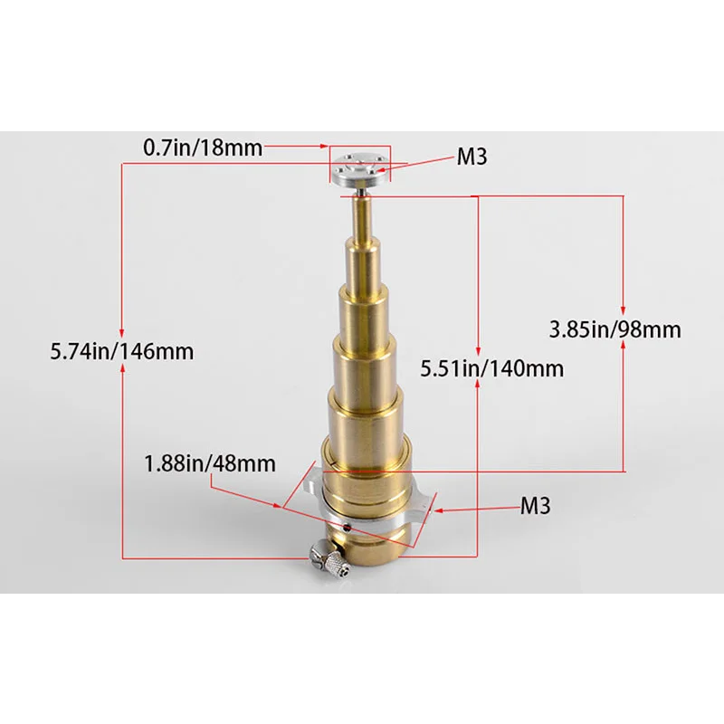 

JDM-31Multi-Stage масляный цилиндр, микро масляный цилиндр, самосвал для грязевой головки грузовиков для Lesu Tamiya KABOLITE, инженерное транспортное средство