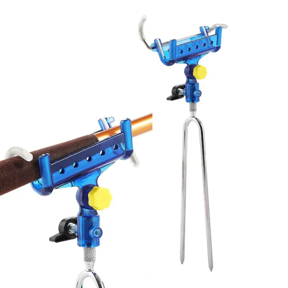 

Fishing Rod Holder with Stake Heavy Duty Fishing Rod Holder Adjustable Self-locking Fishing Rod Holder Stake for Sea Pole