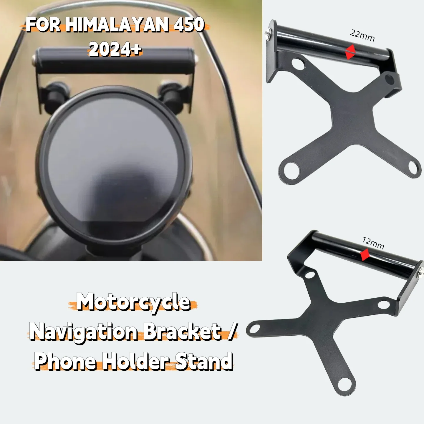 

Мотоциклетный навигационный кронштейн для Himalayan 450, пластинчатая подставка для телефона, держатель GPS-держатель для HIMALAYAN 450