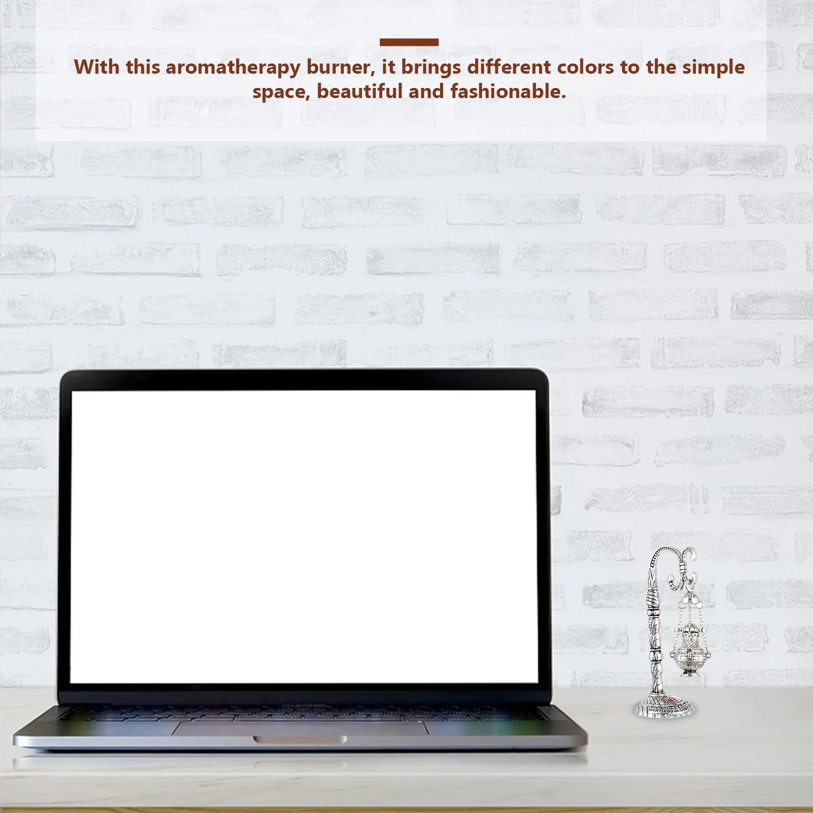 

1Pcs Cross Incense Burner Religious Censer Church Ornament Silver Multi Decoration Artistic Atmosphere Easy Carry