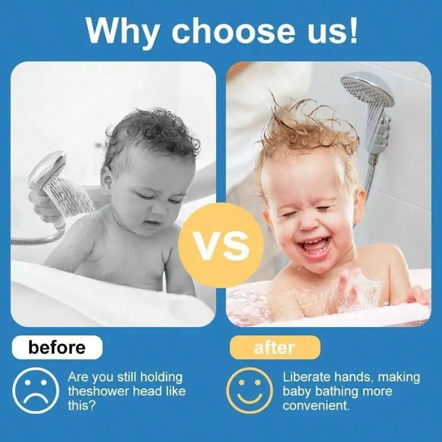 4個入りシリコンシャワーホルダー、ユニバーサル取り外し可能なシャワー吸盤ホルダー、壁掛け、調整可能