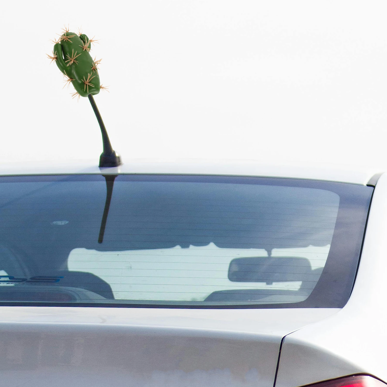 

Adorable Cartoon Cactus Car Antenna Topper Durable Plastic Roof Decoration Easy Install Universal Fit Auto Accessory