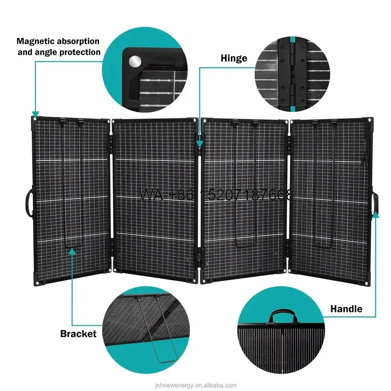 Wmwmnu 200W Flexible Solar Panel Monocrystalline 20V IP67 Waterproof for Outdoor Camping Van Caravan CE RoHS