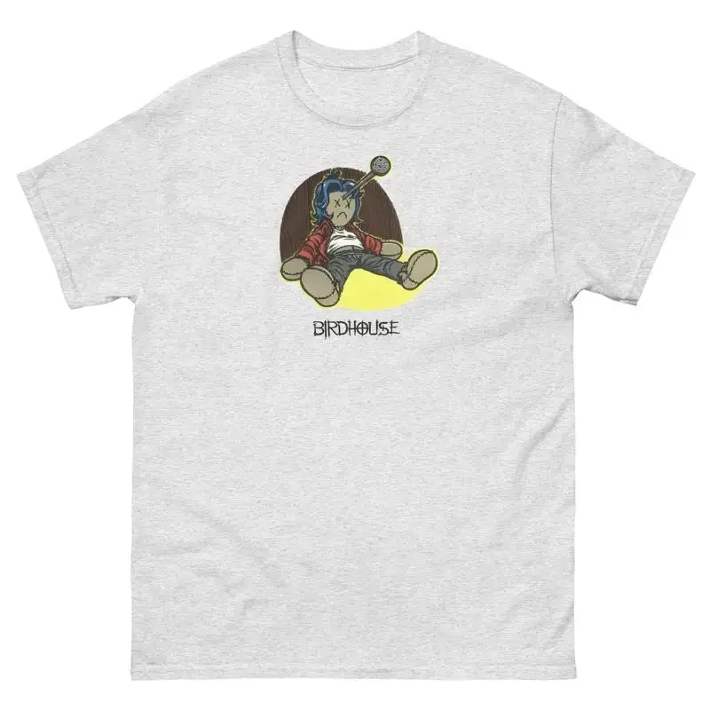 Birdhouse Skateboards Rag Doll Pin Skate Retro Skateboarding T Shirt Design