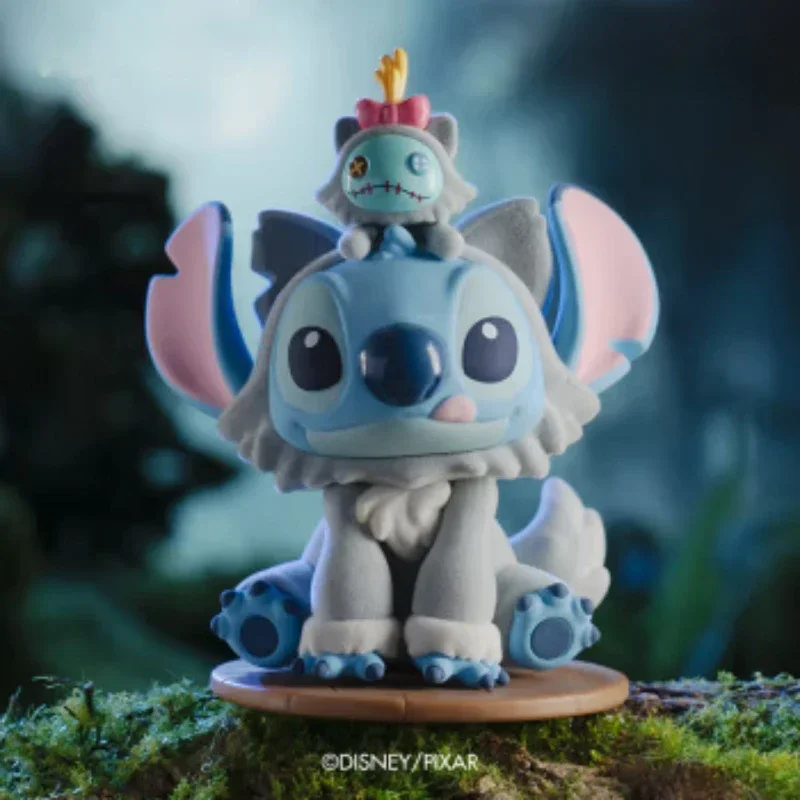 Disney Stitch Wacky Diary Series Blind Box, Decoração de mesa, Animação à mão Envolvente, Presentes de aniversário infantil