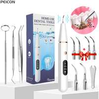 Ultrasonic Dental Tartar Remover Electric Ultra Sonic Dental Calculus Remover Plaque Removal Dental Scaler Tartar Eliminator