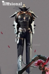 illusional Custom size made Katarina LOL the Sinister Blade Katarina Cosplay Costume original skin