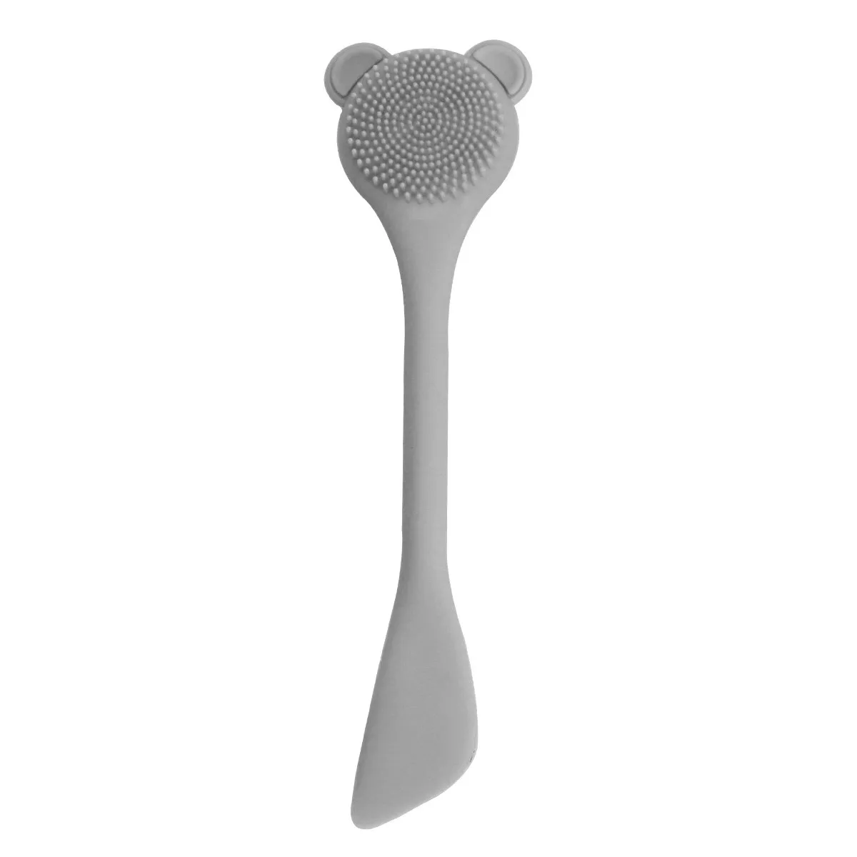 

2pcs Nasal Wash Brush Silicone Nose Cleaning Tools Grey Manual Double Sided Face Skin Deep Cleansing Beauty Tool