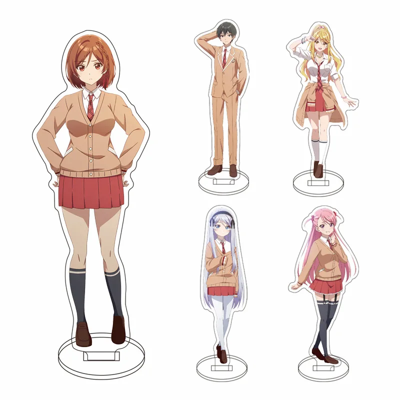 

15CM AnimeI Married the Girl I Hated the Most in My Class Acrylic Stand Model Figure Cosplay Birthday Fans Christmas Desk Decor