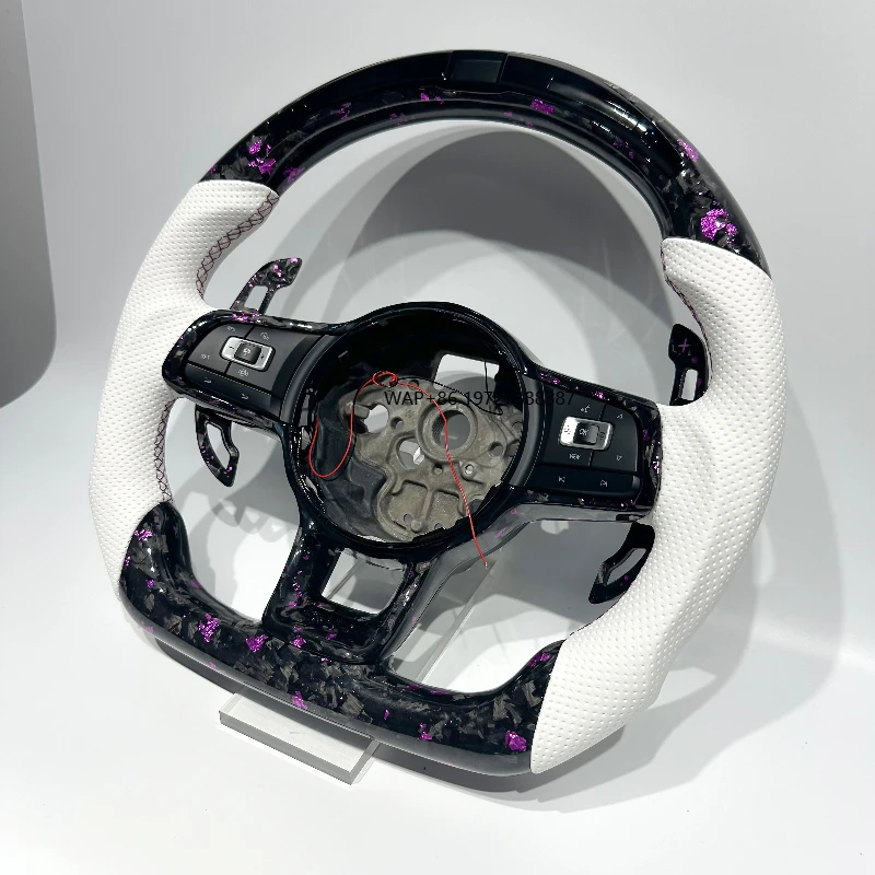

Factory Direct Sales of Custom Genuine Leather Steering Wheels for Golf MK4 MK5 MK6 MK7 Carbon Fiber Steering Wheels