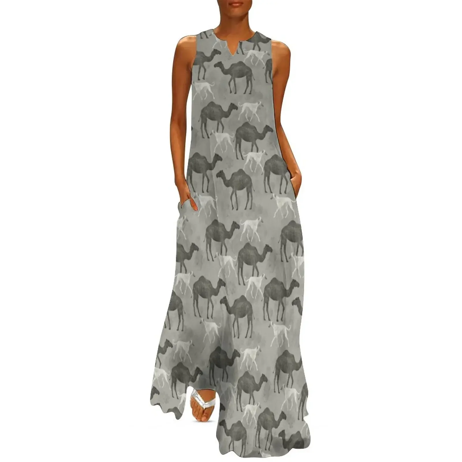 

Sloughi and Dromedar Long Dress women clothing 2025 new arrivals ceremony dresses Dress