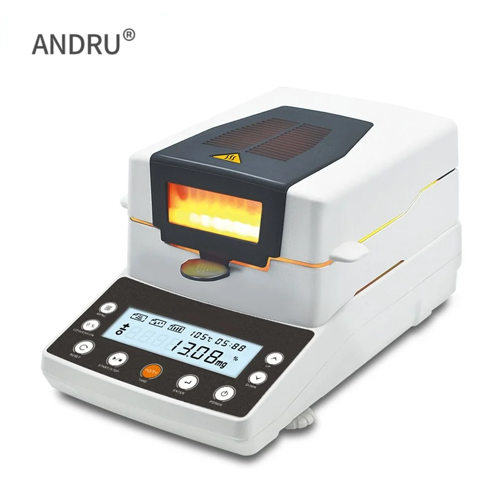 

Moisture Analyzer 110g 0.005g Precision Automatic Electronic Weighing Equipment High Readability