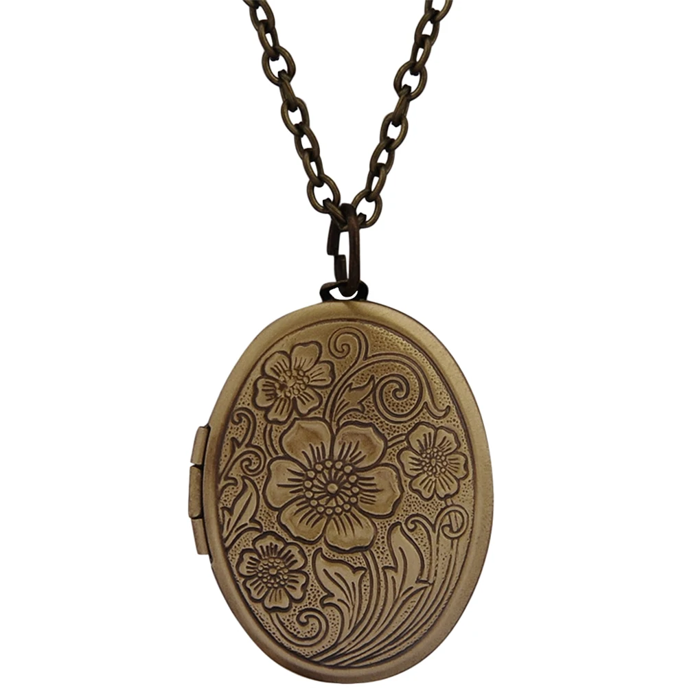 

Photo Box Necklace Locket Pendant Vintage Chain Jewelry for Girls Picture Personalized Photo Locket Necklaces Women Retro Gifts