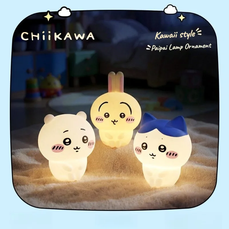 

Kawaii Chiikawa Atmosphere Clap Light Japanese Cartoon Usagi Hachiware Desktop Ornament Children's Birthday Gift