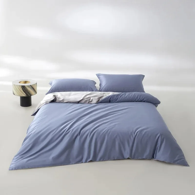 1pc Egyptian Cotton Duvet Cover 180x200cm 180x220cm Solid 100% Cotton 800 Thread Count Korean Minimalist Soft Bedding