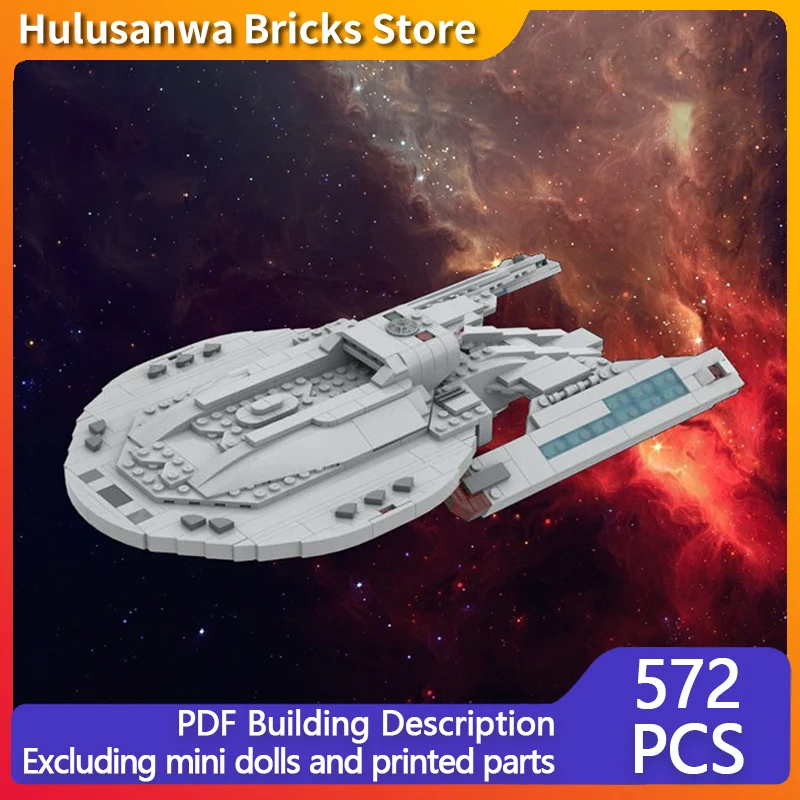 

Popular Moive Model MOC Building Bricks Transport Spaceship Modular Technology Gifts Holiday Assemble Children Toys Suit