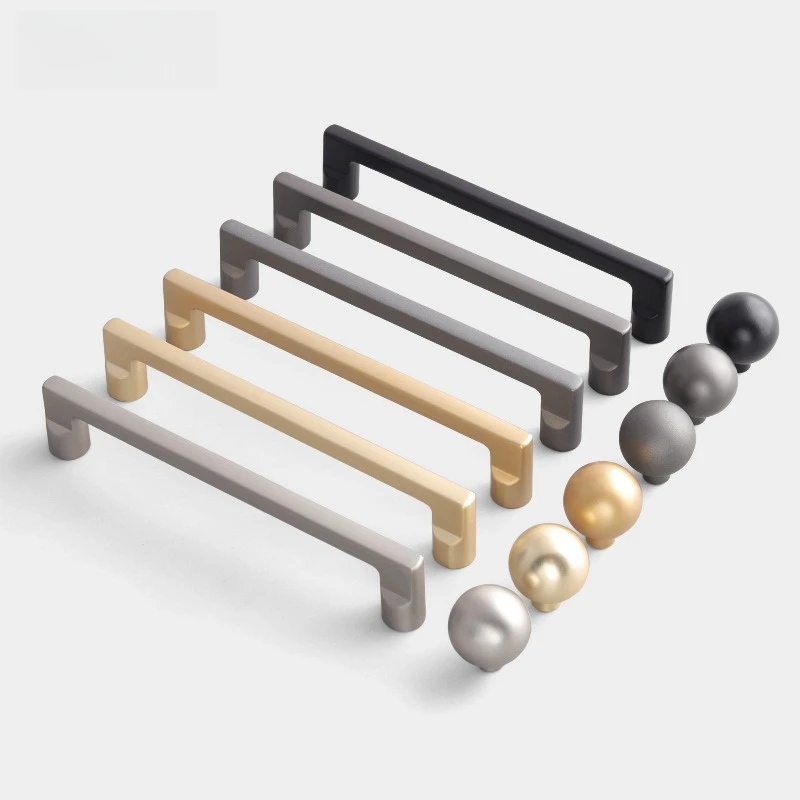 Modern Lightweight Alloy Handle Furniture Hardware Pull for Cabinet Wardrobe Drawer Door