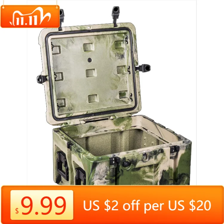 80L LLDPE Heavy‑Duty Tool Storage Box Hand & Networking Tools Organizer For Truck & Car Use