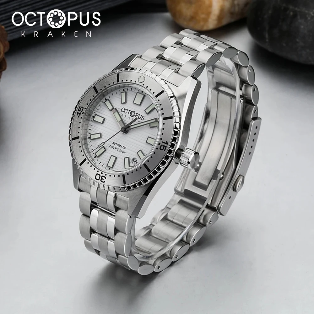 Octopus Kraken 2024New Luxurious Men's Automatic Mechanical 39MM Watch NH35A Stainless Steel Sapphire Waterproof reloj hombre