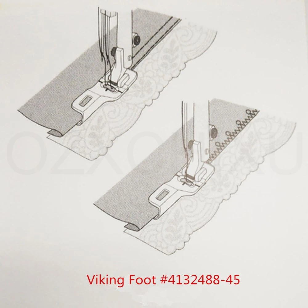 Sewing Machine Join & Fold Edging Foot 4132488-45 For Husqvarna Viking Sewing Machine Parts Accessories