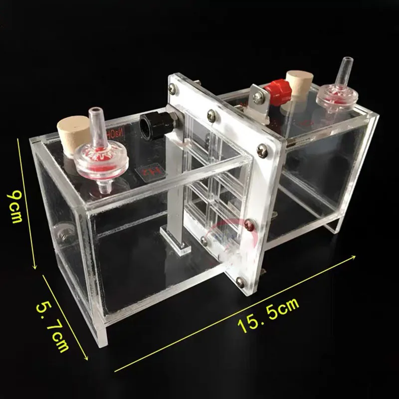 Imagem -03 - Demonstrador Eletrolisador Ion Exchange Membrane no Platinum Electrodo Chemistry Experiment Instrument Ensino 26063 Novo