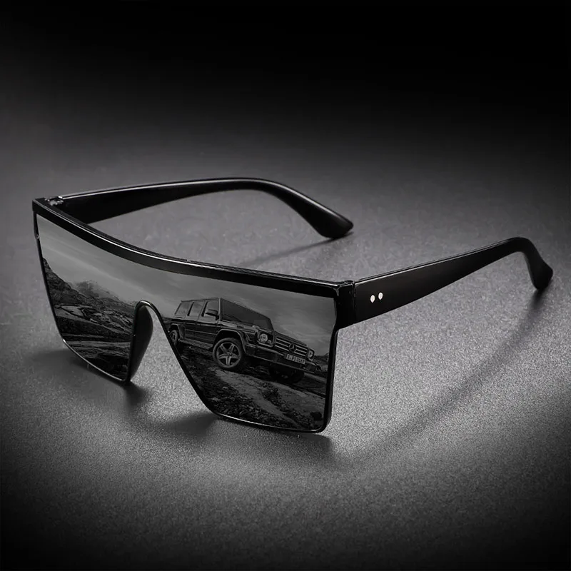 2-4PCS Übergroßen rahmen einteiliges Goggle Männer Frau Sonnenbrille Innen Zubehör Schutz Gears Anti Glare auto Fahren Gläser – Detail 4