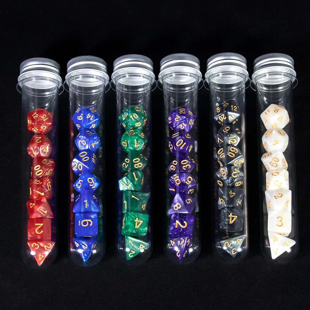

Marble Digital Polyhedral Dice Set 7pcs D4,d6,d8,d10,d12,d20 Game Dice,For Rpg DNDGame Roll Playing Games Board Game