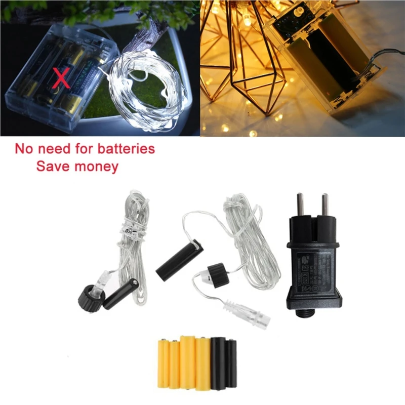 AA AAA Battery Replace 2x 3x AA AAA 1.5V Batteries Power Adapter for Radio Toy LED Light Accessories