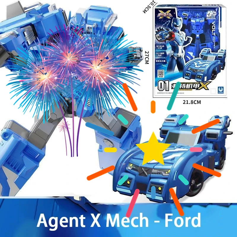 Transform Robot Toys Action Figure Can Be Assembled Deformation Plastic Model Computer Desk Jewelry Children Toy Present